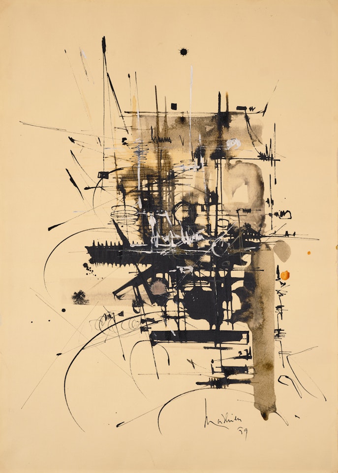 Sans titre by Georges Mathieu