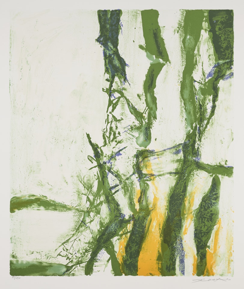 Composition by Zao Wou-Ki