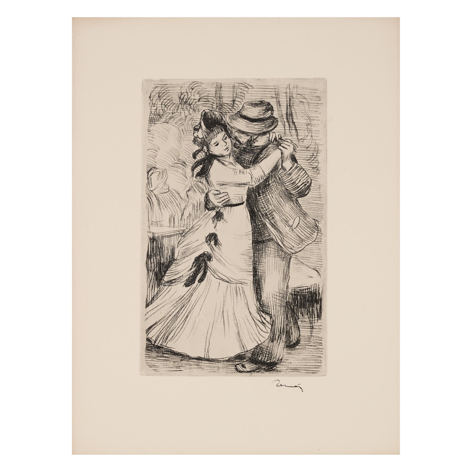 La danse à la campagne, 2e planche by Pierre-Auguste Renoir