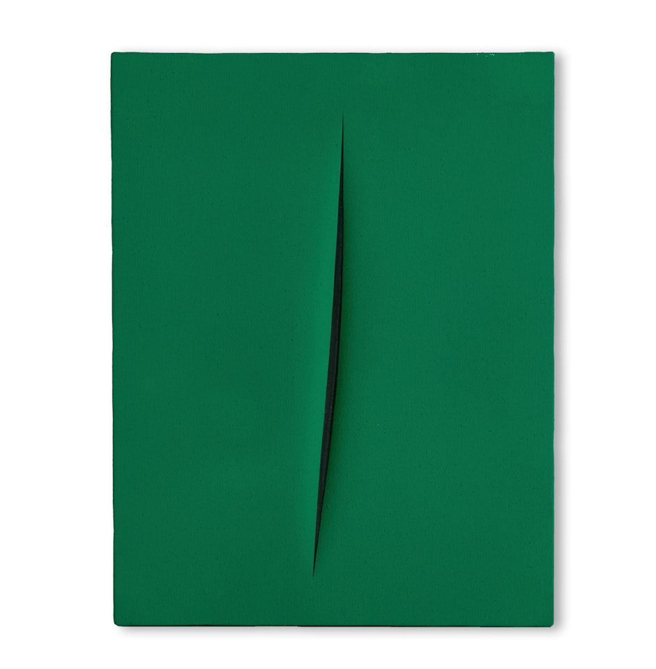 Concetto spaziale, Attesa by Lucio Fontana