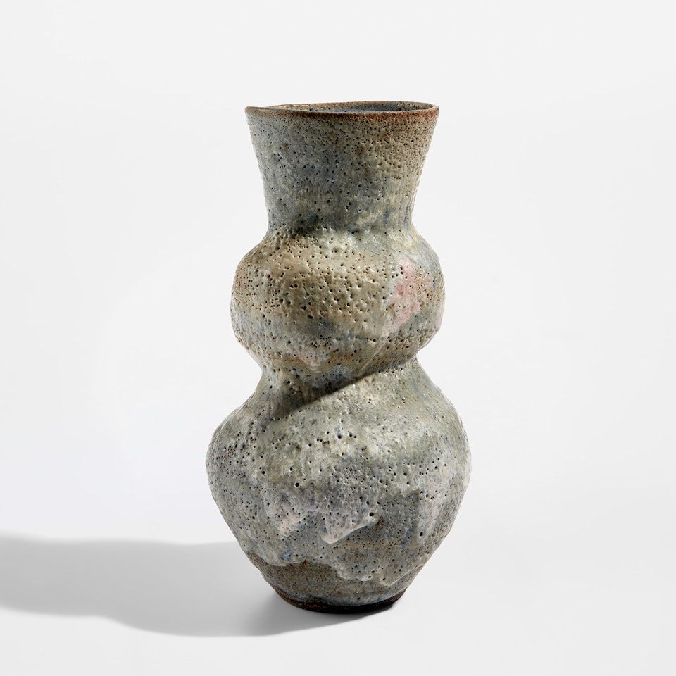Composite vase by Lucie Rie