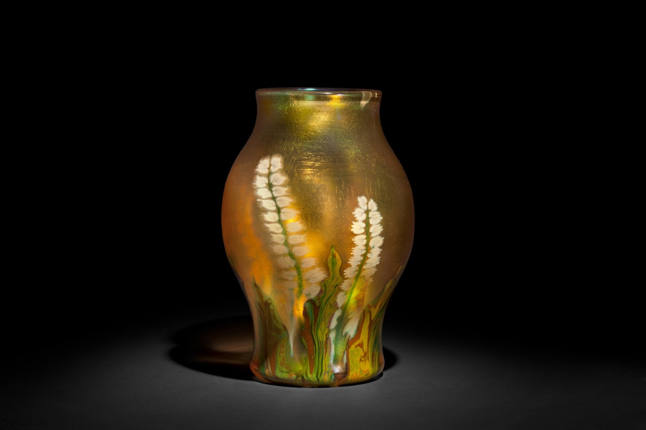 "Lily of the Valley" Paperweight Vase by Tiffany Studios