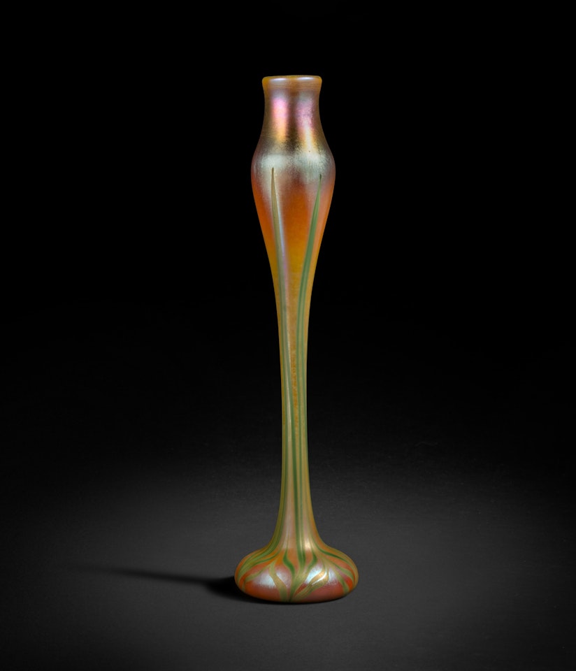 "Egyptian Onion" Flower-Form Vase by Tiffany Studios