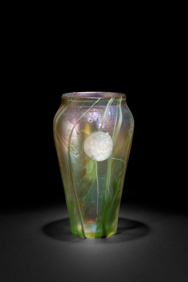 "Dandelion" Paperweight Vase by Tiffany Studios