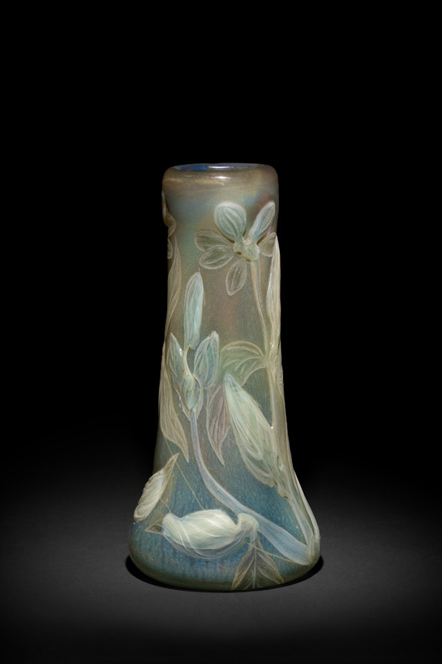 "Magnolia" Cameo Vase by Tiffany Studios