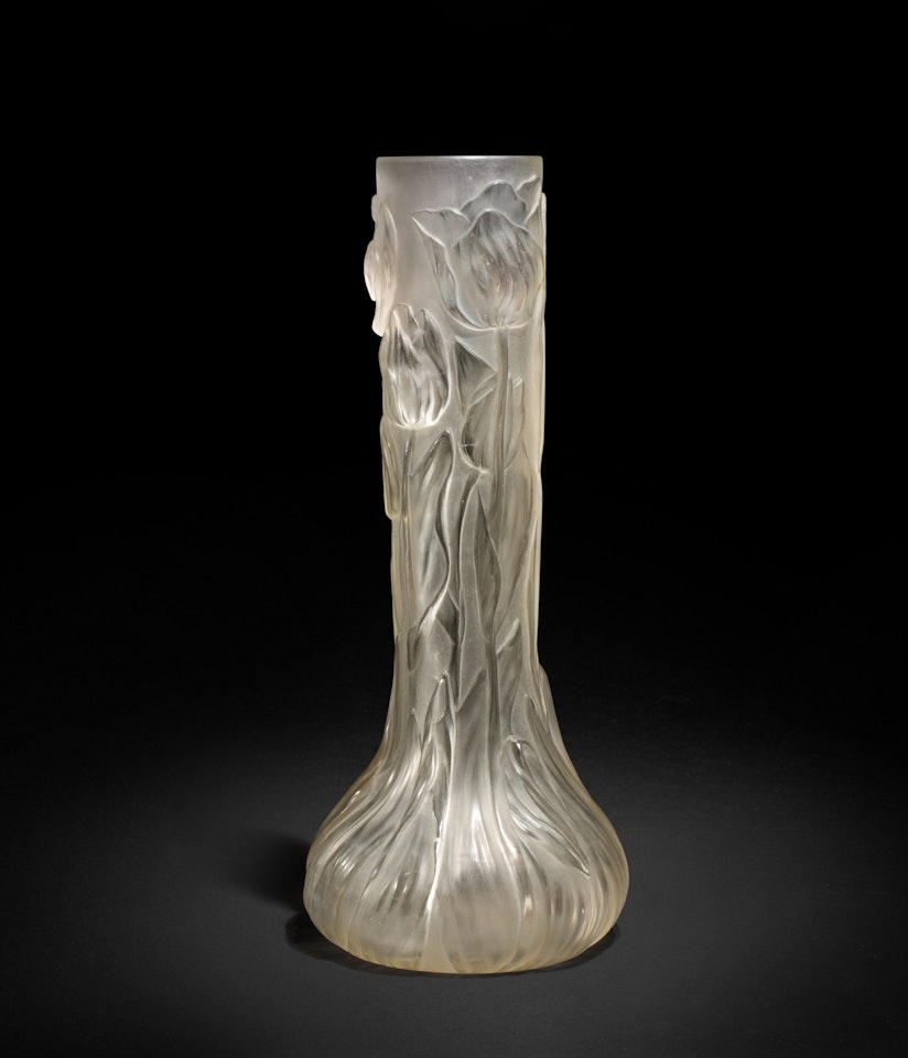 "Tulip" Cameo Vase by Tiffany Studios