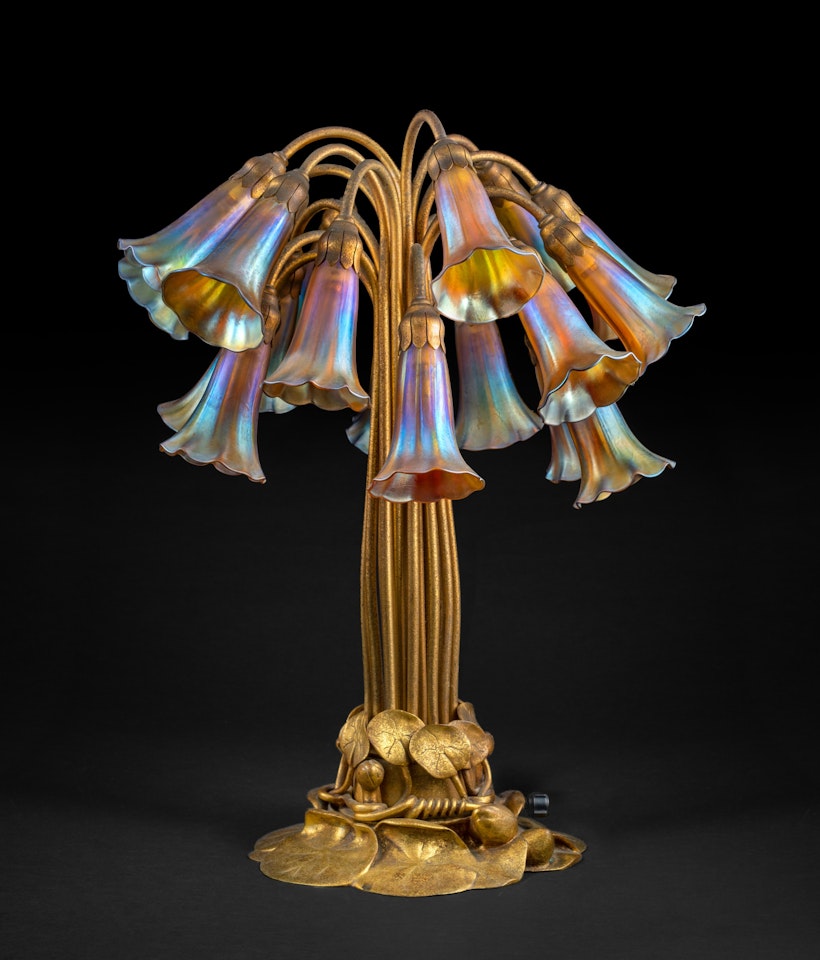 Eighteen-Light "Lily" Table Lamp by Tiffany Studios