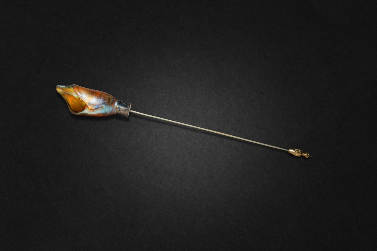 "Lily" Hat Pin by Tiffany Studios