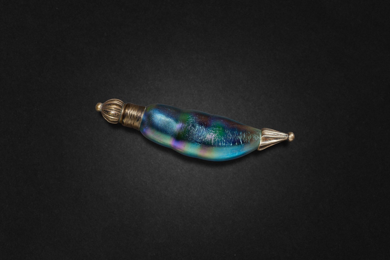 "Wisteria Pod" Scent Bottle by Tiffany Studios