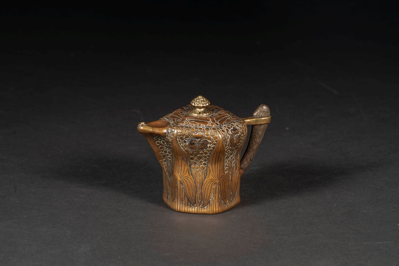 "Dragonfly and Arrowhead" Cigar Lighter by Tiffany Studios