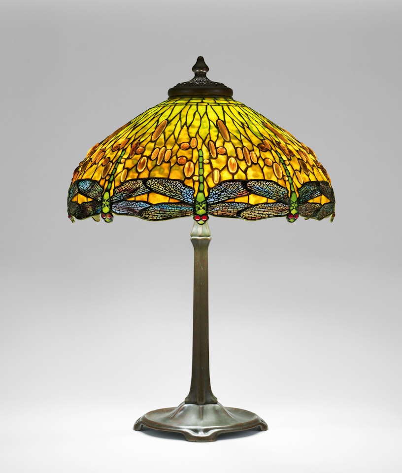 ‘Hanging Head Dragonfly" Table Lamp by Tiffany Studios