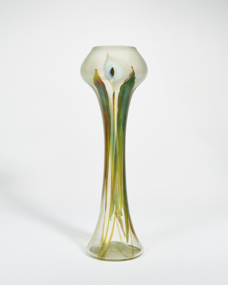 ‘Calla Lily" Paperweight Vase by Tiffany Studios