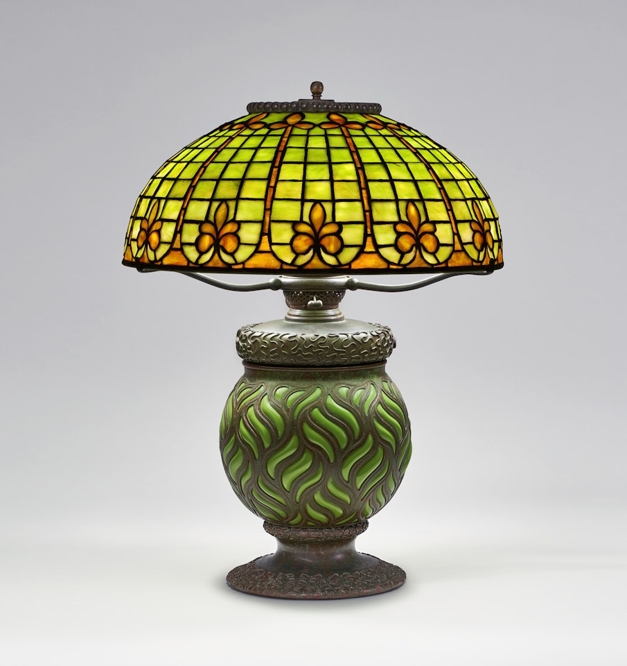‘Fleur-de-Lis" Table Lamp by Tiffany Studios