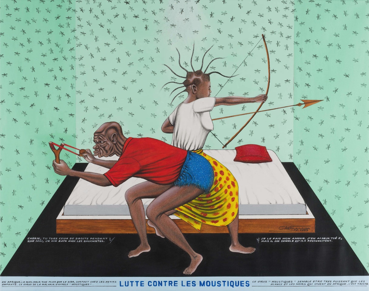 Lutte contre les moustiques by Chéri Samba