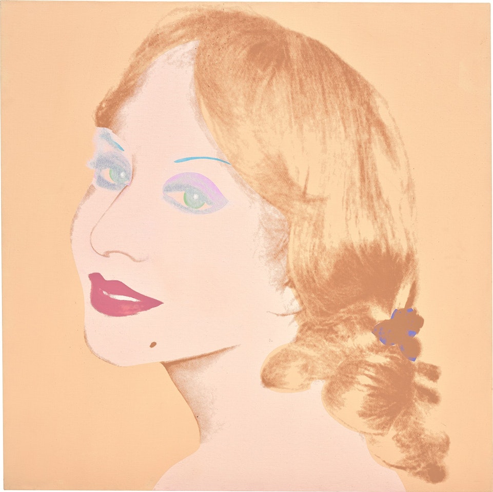 Portrait of a Lady (Natalie Sparber) by Andy Warhol