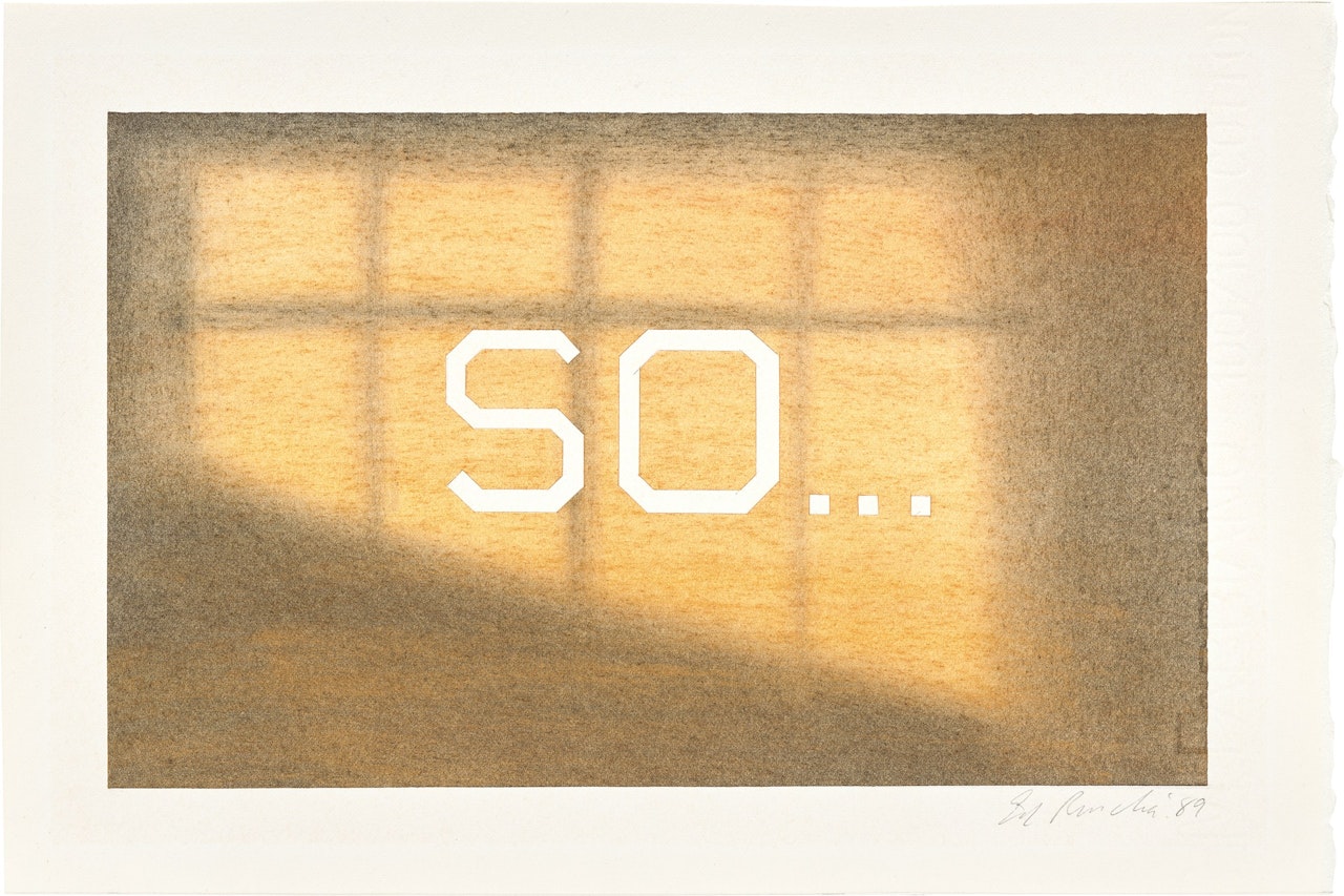 So...[#1] by Ed Ruscha