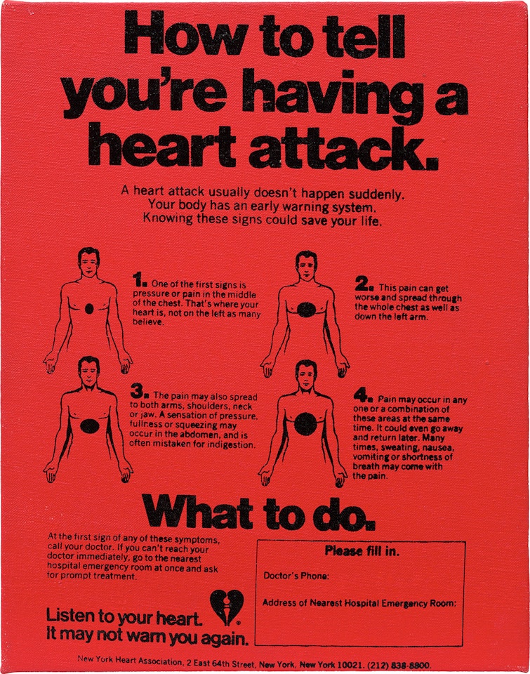 Valentine's Hearts Ads (...Having a Heart Atttack) by Andy Warhol