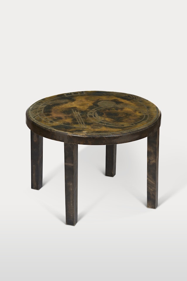 IMPORTANT LOW TABLE FOR TEMPLETON CROCKER, SAN FRANCISCO, CIRCA by Jean Dunand