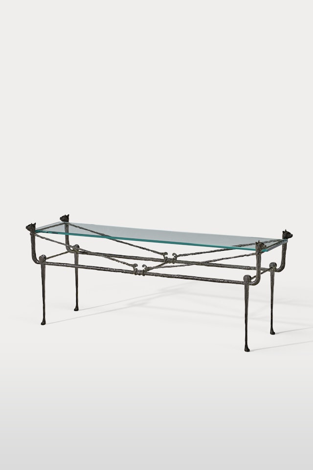 'BERCEAU' TABLE, MODÈLE AUX CHATS, DESIGNED CIRCA by Diego Giacometti