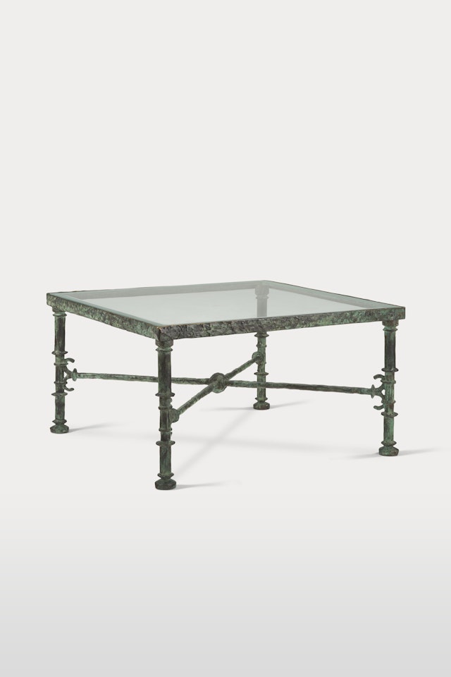 ‘GRECQUE’ TABLE, MODÈLE CARRÉ, DESIGNED CIRCA by Diego Giacometti
