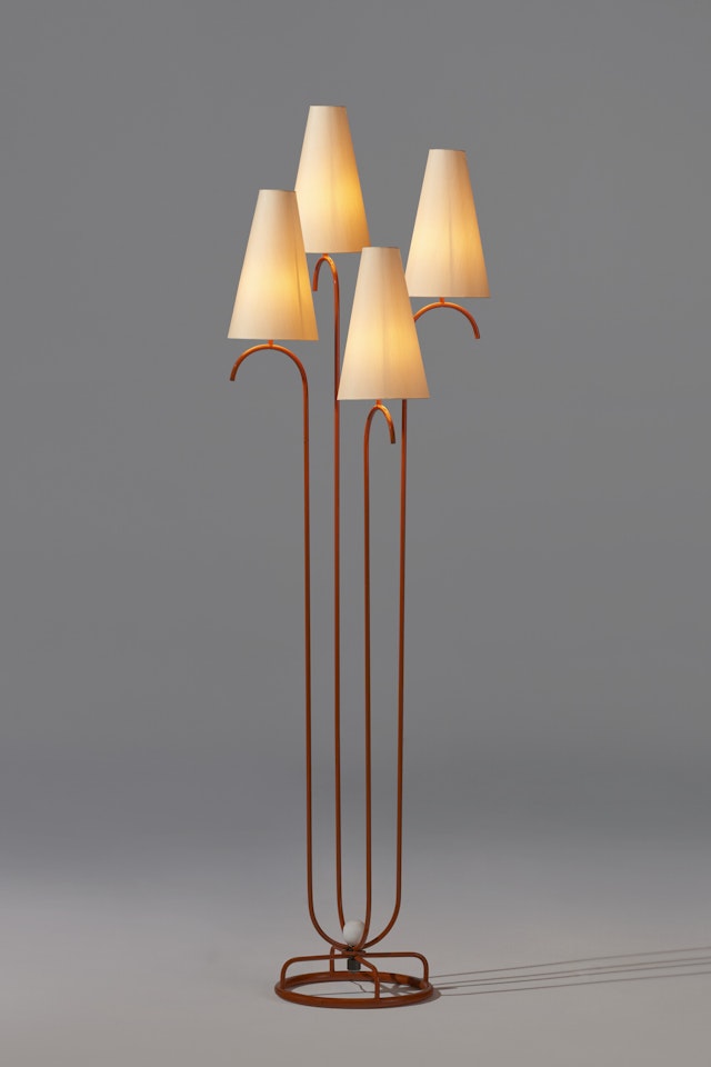 RARE 'JET D'EAU' FLOOR LAMP, CIRCA by Jean Royere