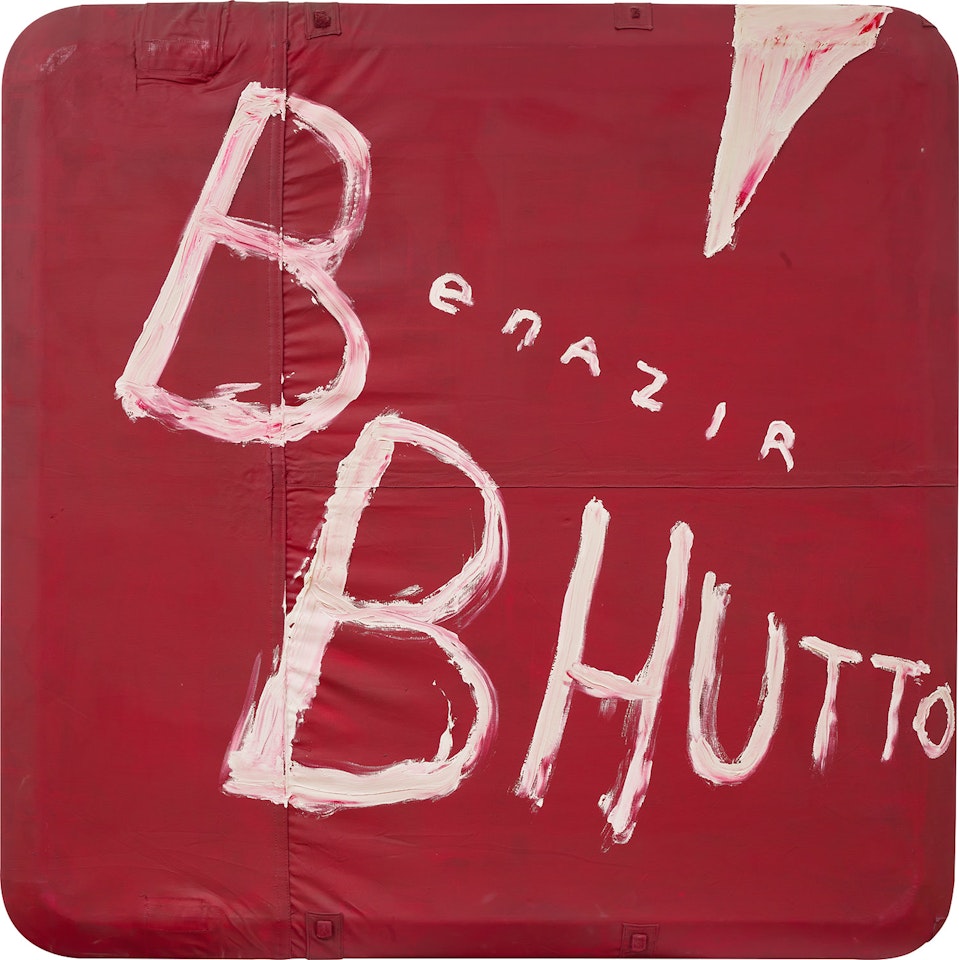 Untitled (Benazir Bhutto) by Julian Schnabel