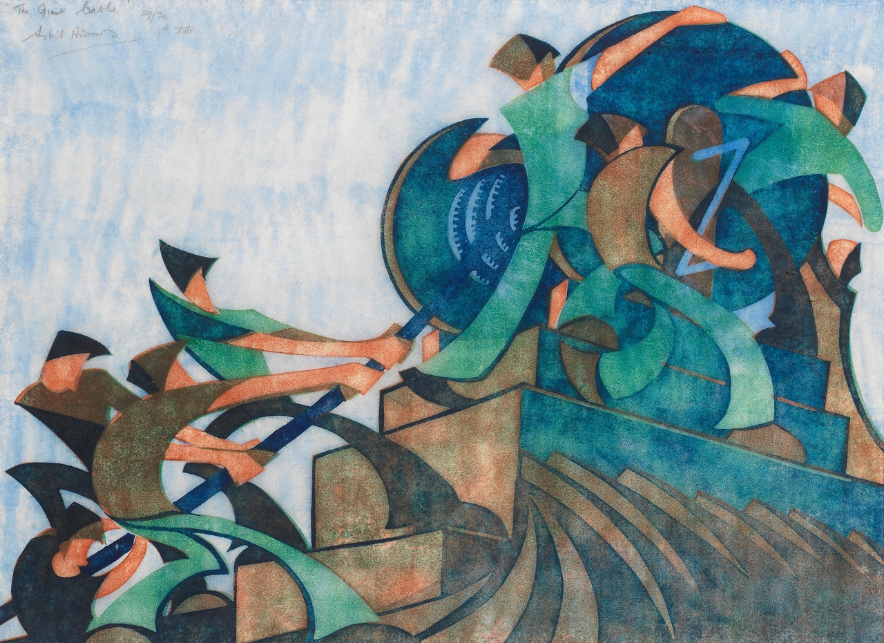 The Giant Cable (Coppel SA 17) by Sybil Andrews