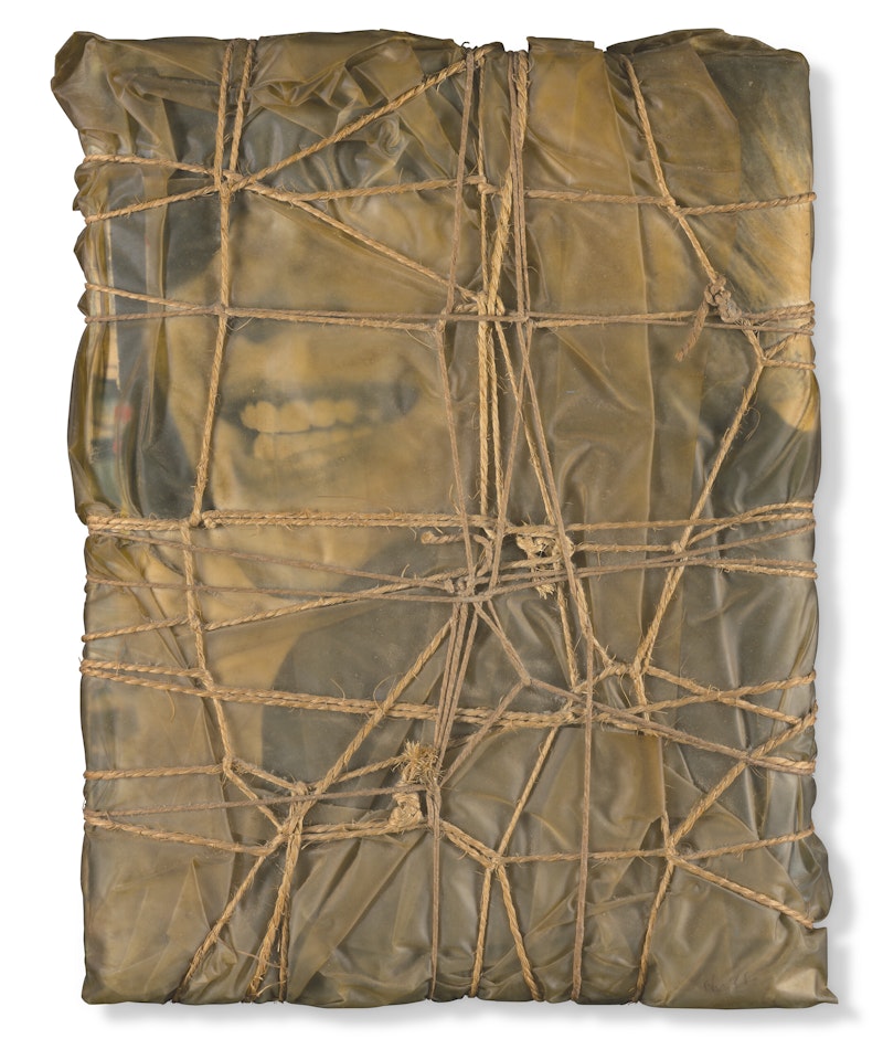 Sans titre (Wrapped Magazines) by Christo
