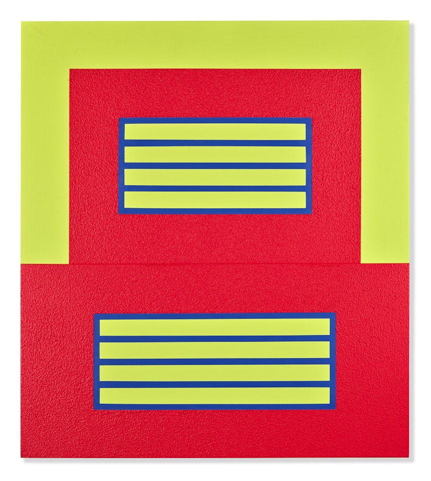 Two Horizontal Prisons by Peter Halley