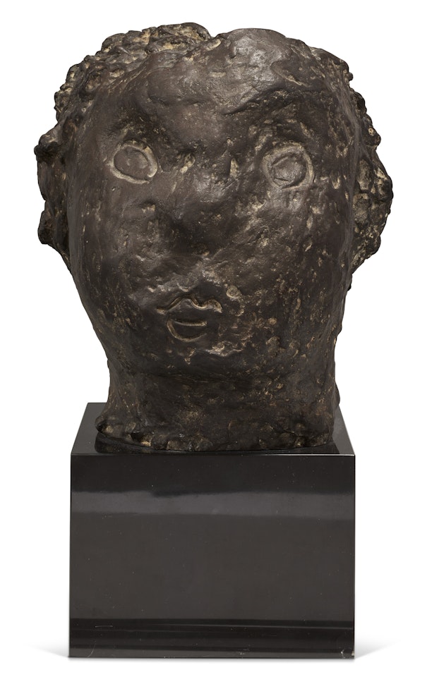 Jeune fille étonnée by Jean Fautrier