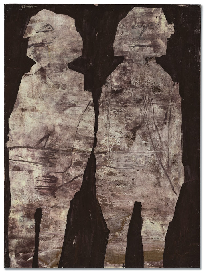 Nos châteaux peu denses by Jean Dubuffet
