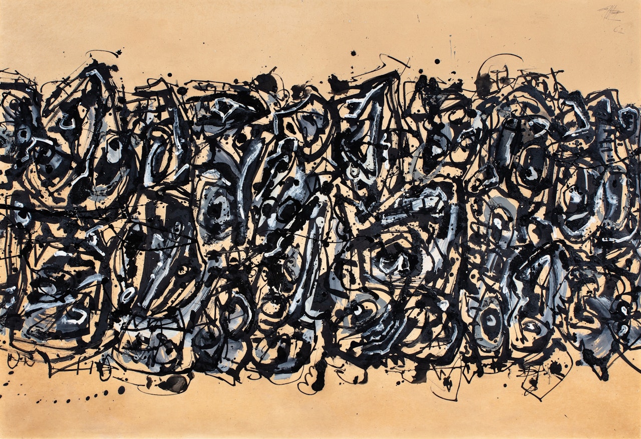 Foule by Antonio Saura