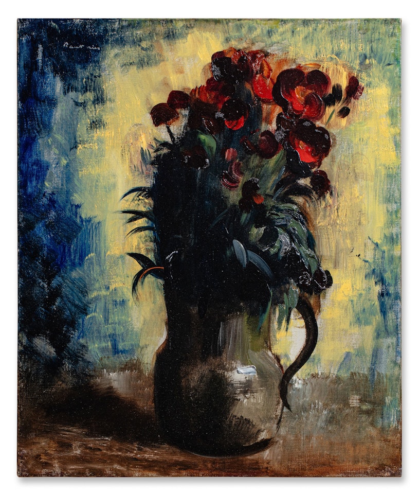 Vase de giroflées by Jean Fautrier