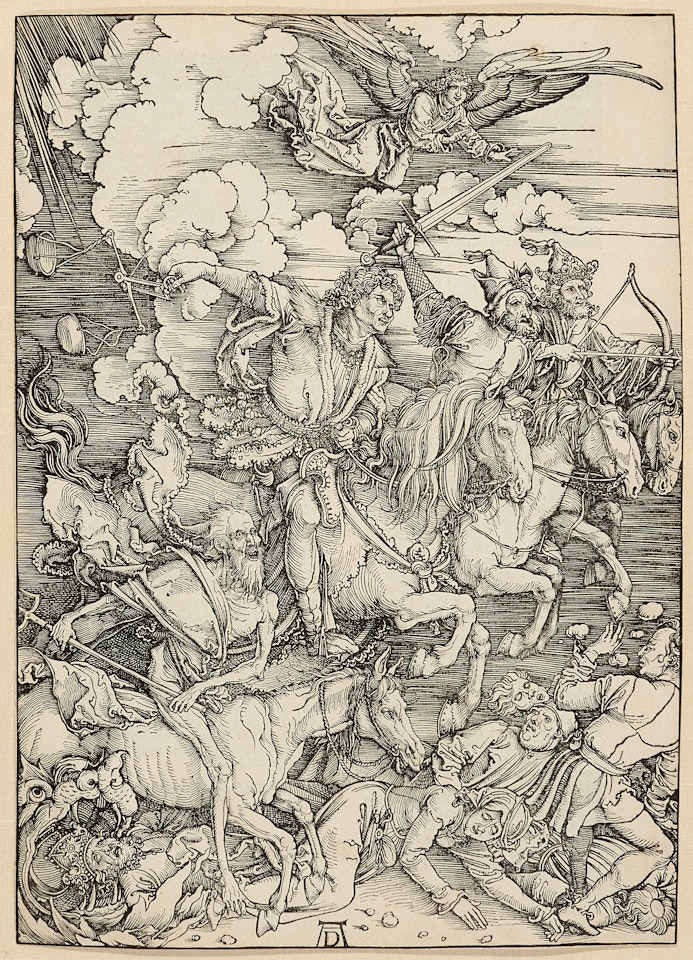 The Four Horsemen of the Apocalypse (B. 64; M., Holl. 167) by Albrecht Dürer