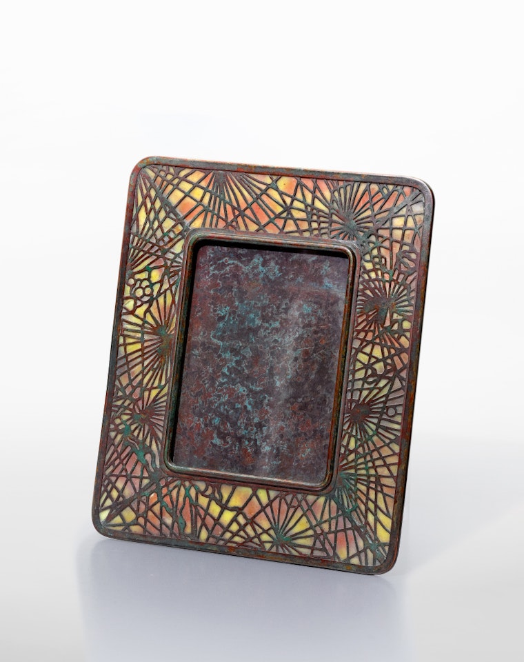 "Pine Needle" Photograph Frame by Tiffany Studios
