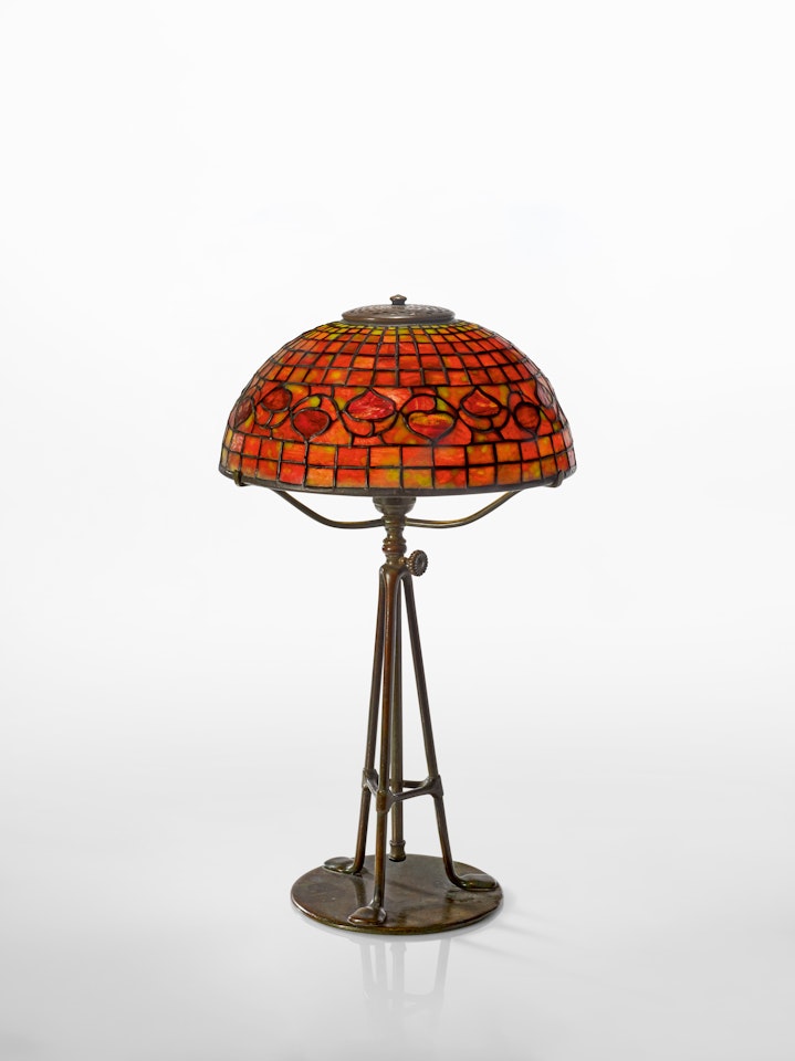 "Vine Border" Table Lamp by Tiffany Studios