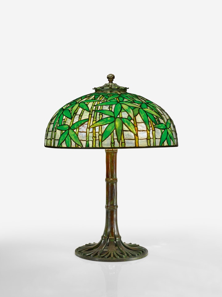 "Bamboo" Table Lamp by Tiffany Studios