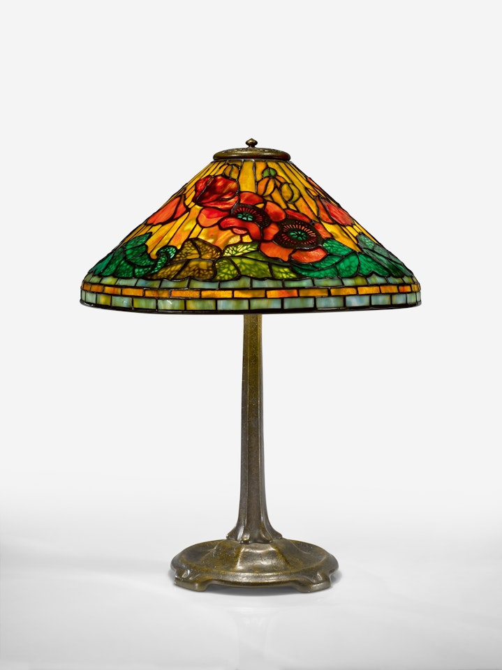 "Poppy" Table Lamp by Tiffany Studios