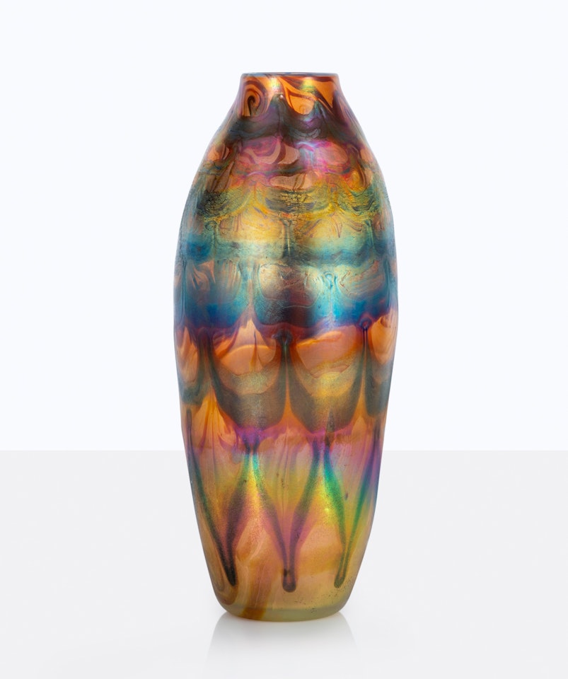 Monumental Decorated Vase from Laurelton Hall, The Residence of Louis Comfort Tiffany, Laurel Hollow, New York by Tiffany Studios