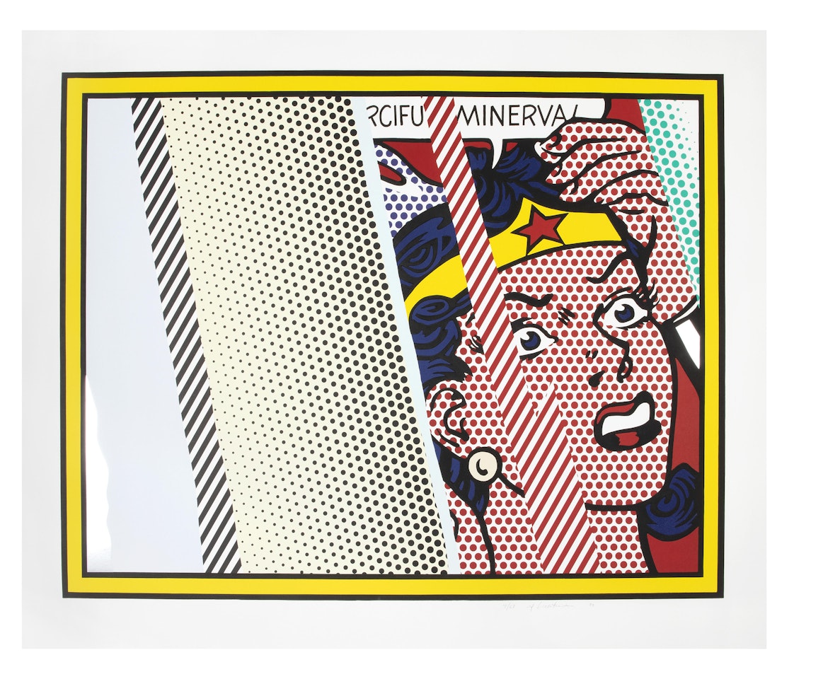 Reflections on Minerva, from by Roy Lichtenstein