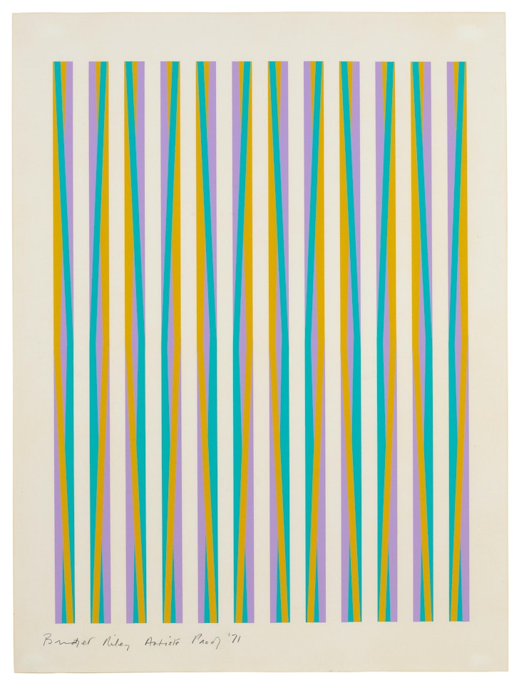 Untitled (Chicago 8), from by Bridget Riley