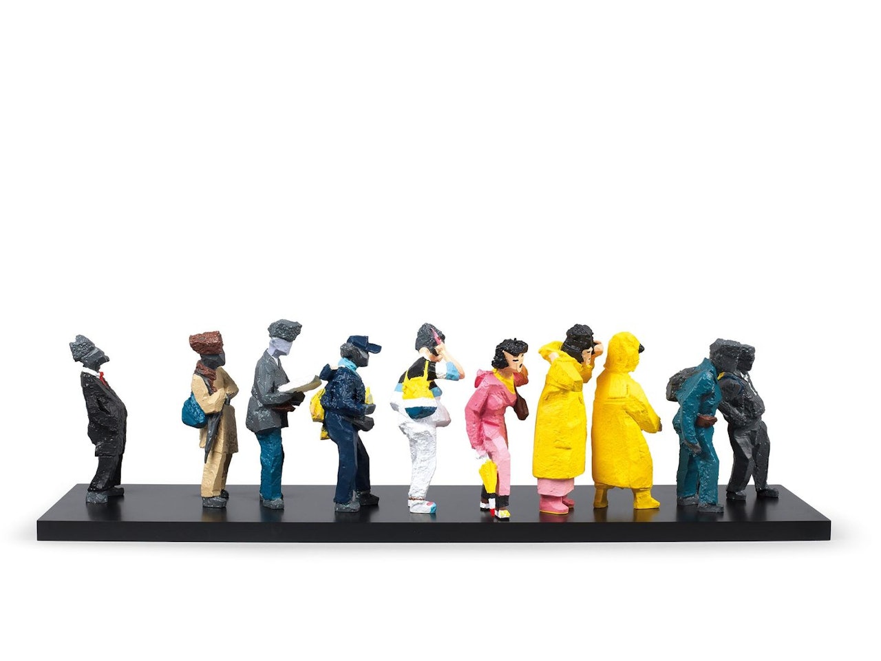 Living World Series - Lining Up by Ju Ming