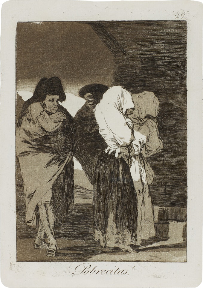 Pobrecitas! (D. 59; H. 57) by Francisco José de Goya