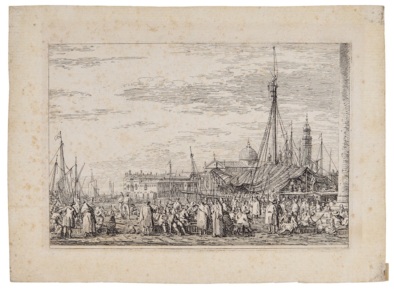 Vedute: Four Views (Bromberg 18, 20, 25, 30) by Canaletto