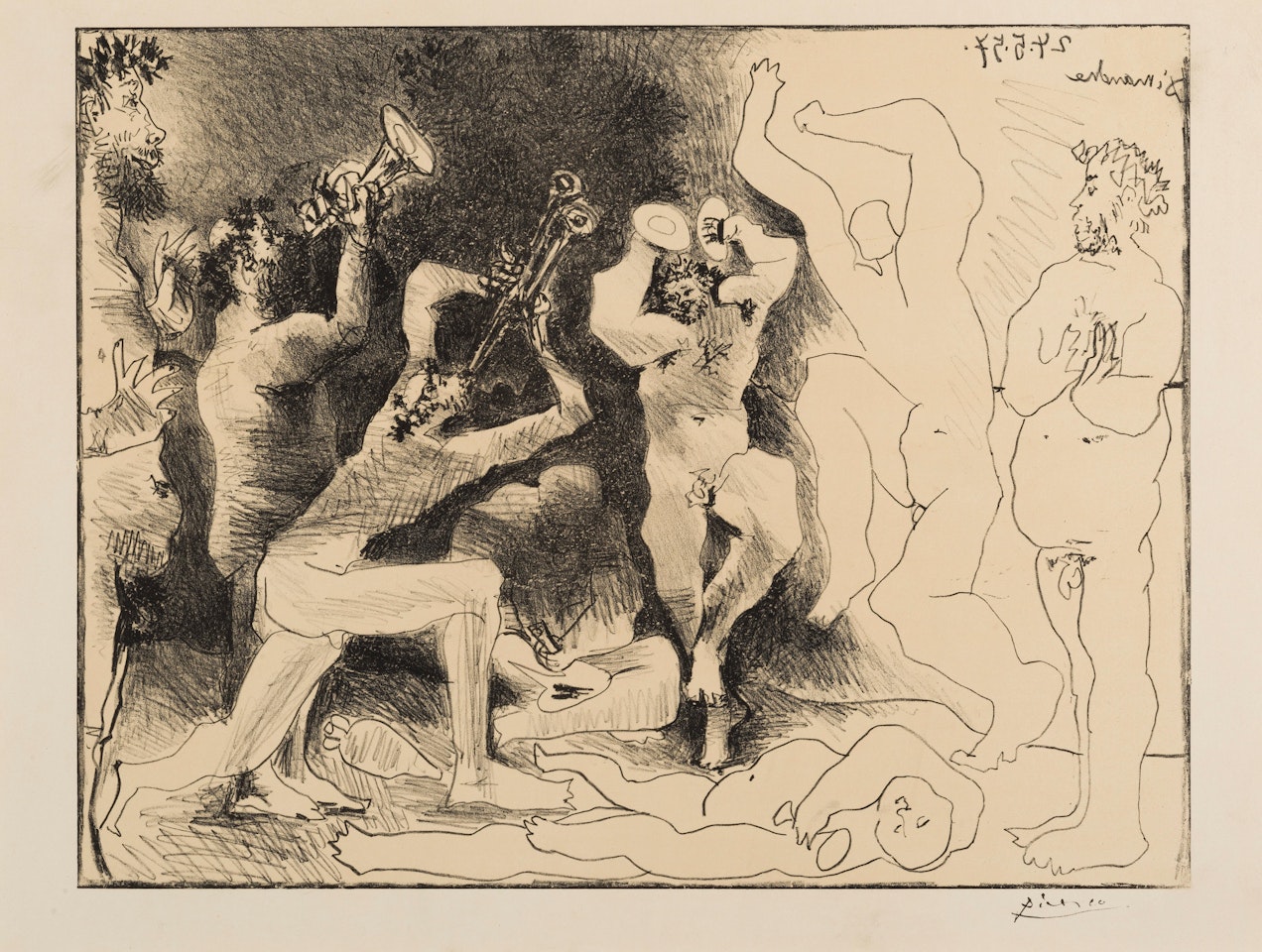 La danse des faunes by Pablo Picasso