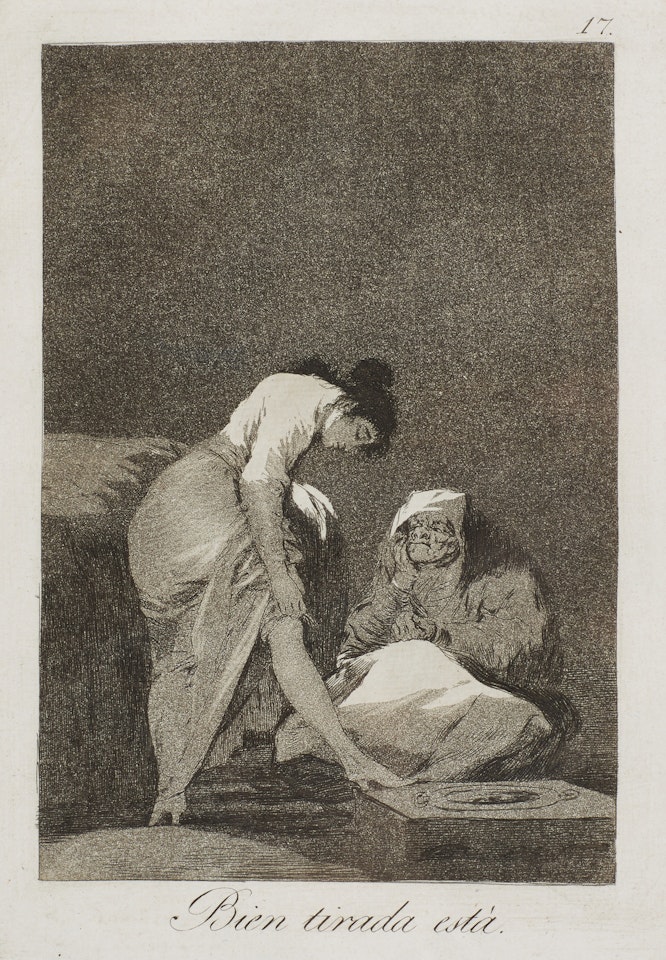 Bien tirada està (D. 54; H. 52) by Francisco José de Goya