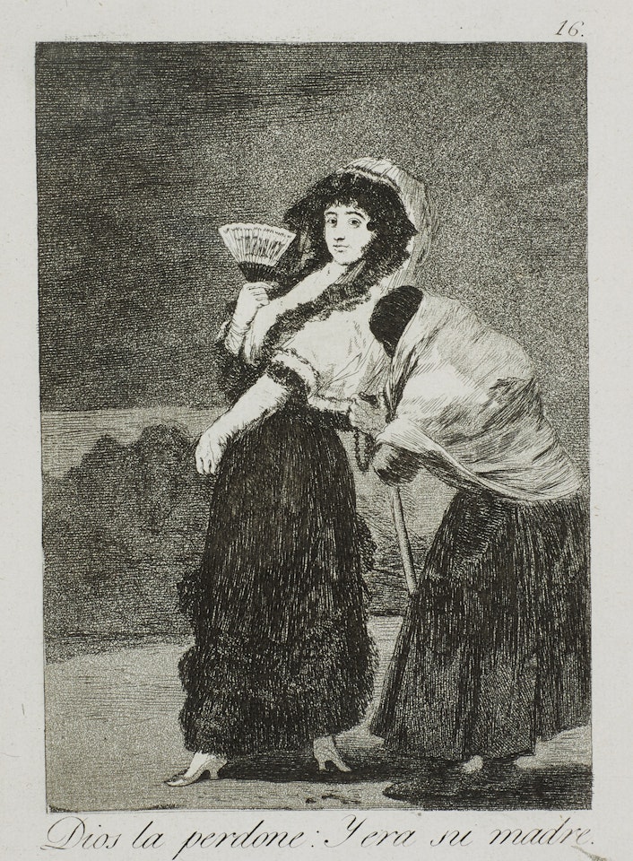 Dios la perdone: Y era su madre (D. 53; H. 51) by Francisco José de Goya