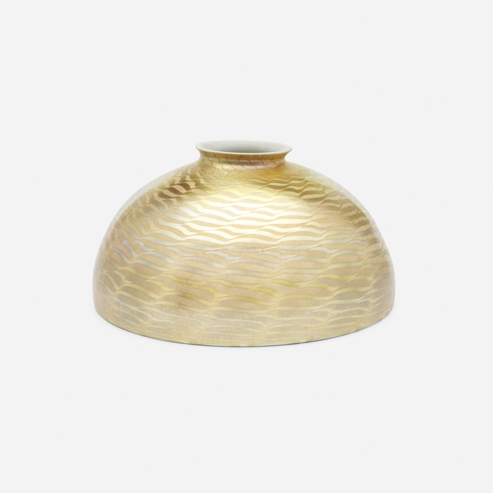 Damascene lamp shade by Tiffany Studios