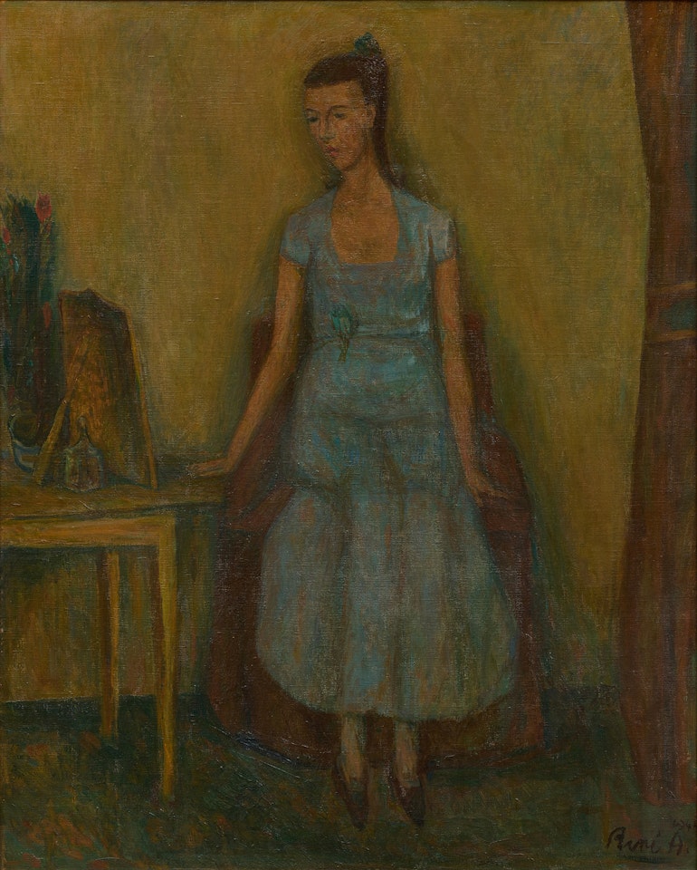 Femme devant le miroir by Rene Auberjonois
