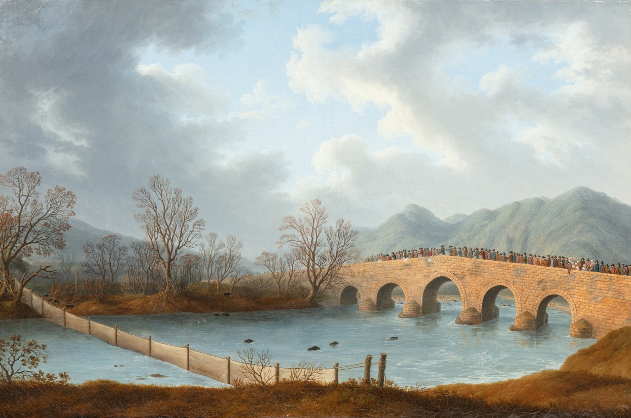 Chasse aux sangliers by Jacob Philipp Hackert